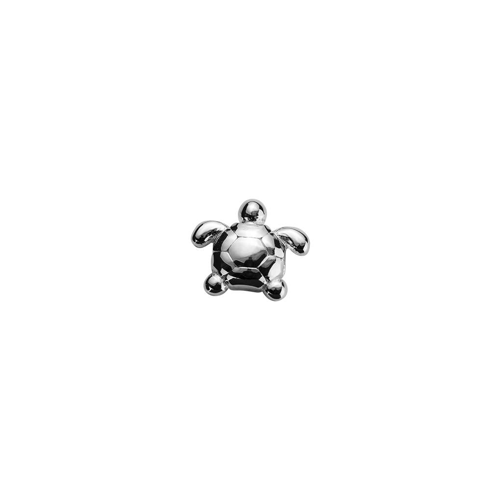 Stow Lockets sterling silver Turtle - Determined silver charm