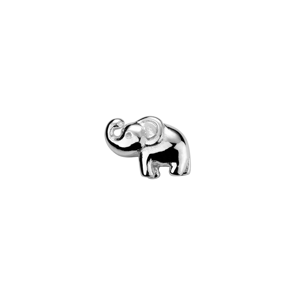 Stow Lockets sterling silver Elephant - Lucky silver charm