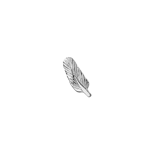Stow Lockets solid sterling silver Feather - Magical silver charm