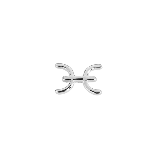 Stow Lockets Pisces zodiac charm handcrafted from solid sterling silver