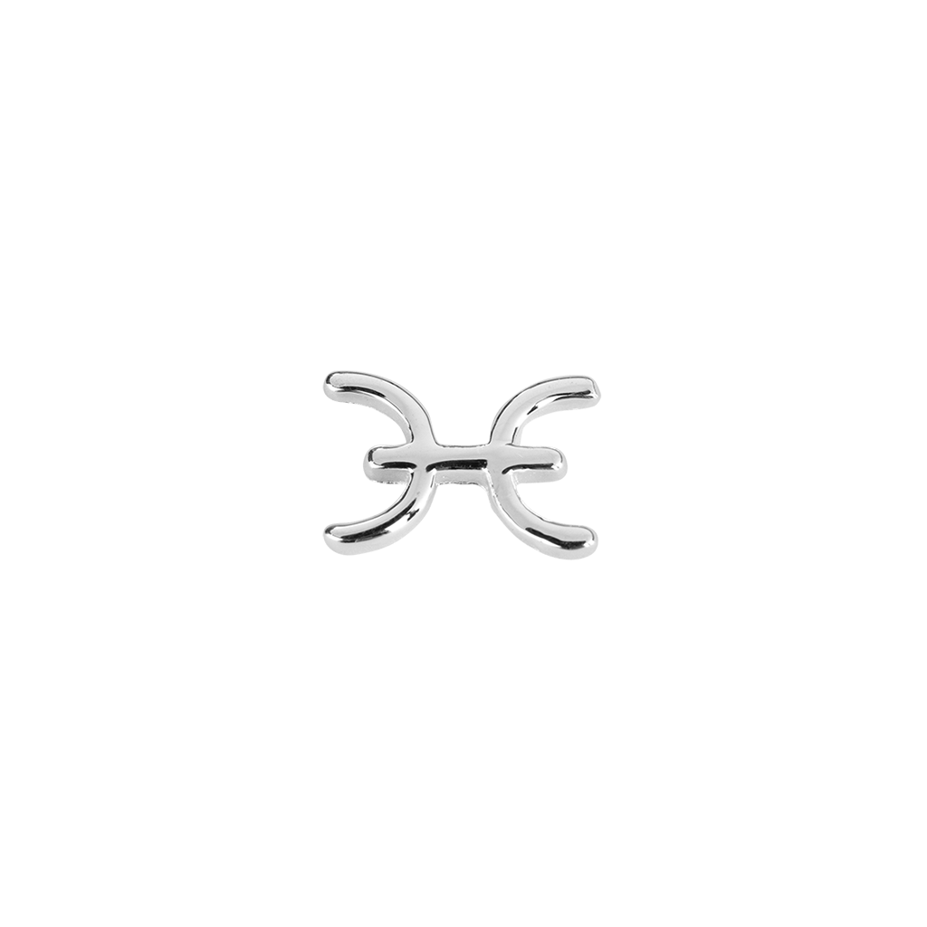 Stow Lockets Pisces zodiac charm handcrafted from solid sterling silver