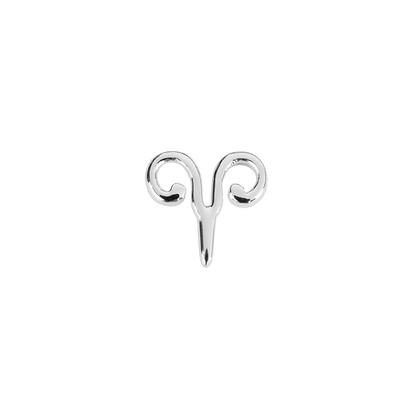 Stow Lockets Aries zodiac charm handcrafted from solid sterling silver