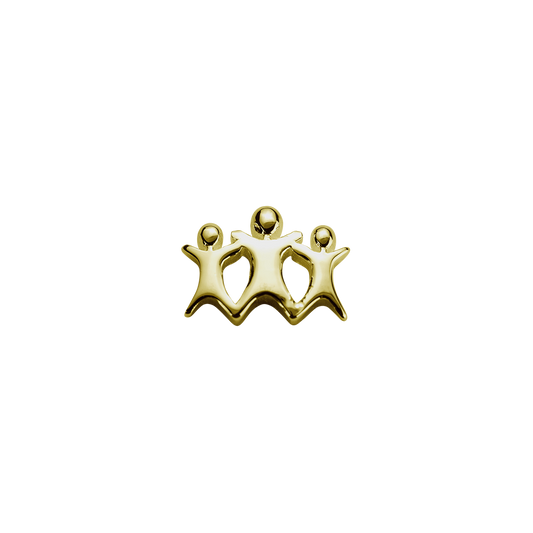 Stow Lockets 9ct Gold Stowaways - My Family charm