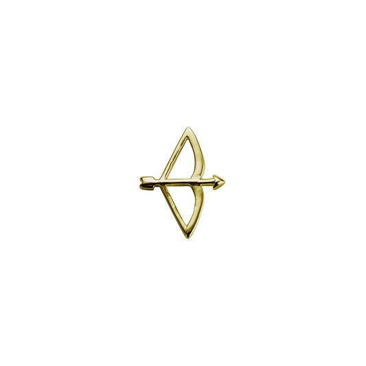 Stow Lockets 9ct Gold Bow & Arrow - Beloved charm