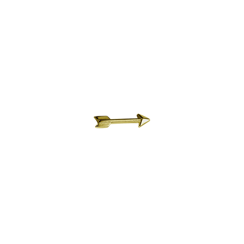 Stow Lockets 9ct Gold Arrow - Bravery charm