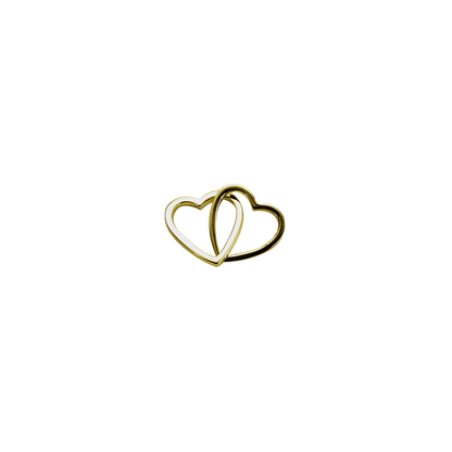 Stow Lockets 9ct Gold Love Hearts - Together charm