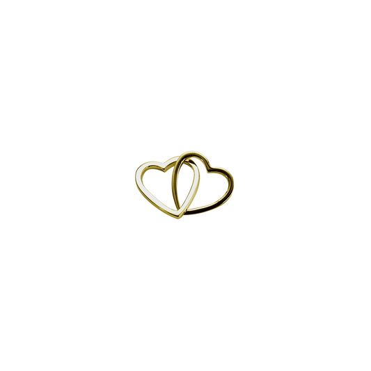 Stow Lockets 9ct Gold Love Hearts - Together charm