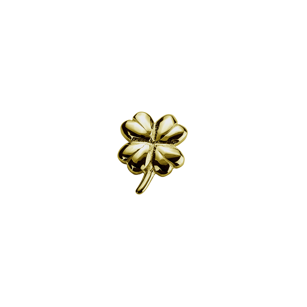 Stow Lockets 9ct Gold Lucky Clover - Good Fortune charm