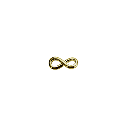 Stow Lockets 9ct Gold Infinity Twist - Devotion charm