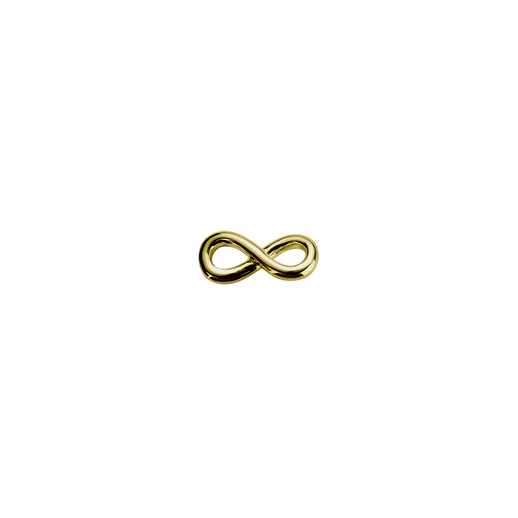 Stow Lockets 9ct Gold Infinity Twist - Devotion charm
