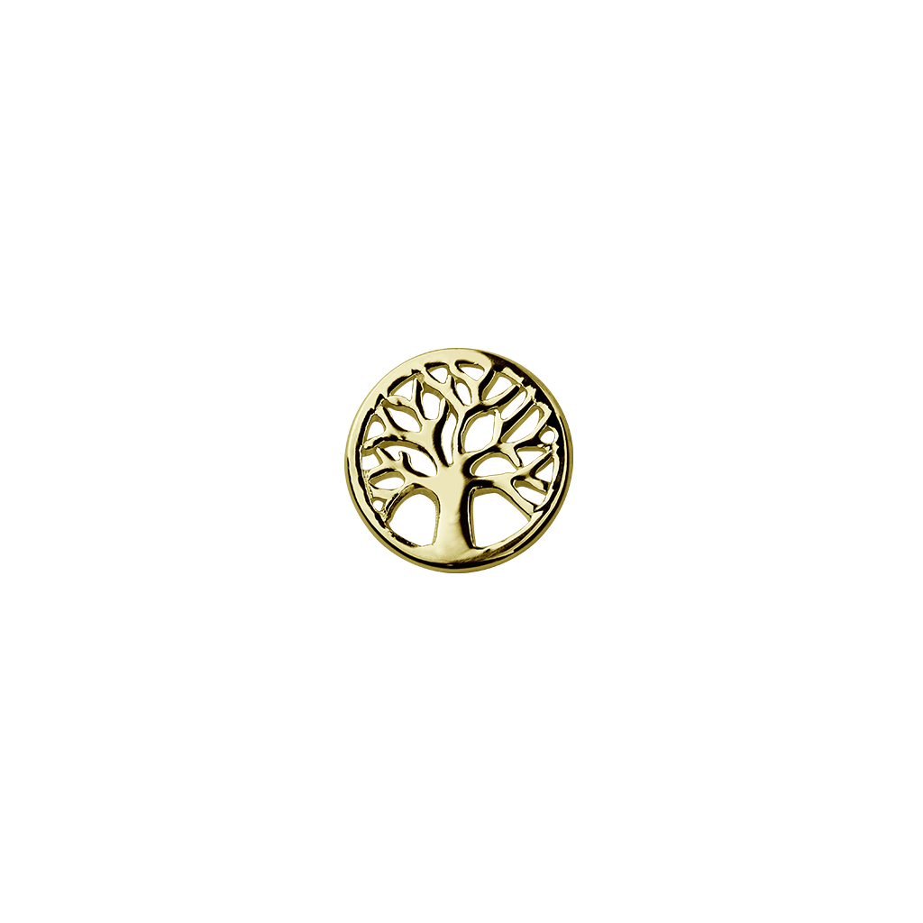 Stow Lockets solid 9ct Gold Tree of Life - Vitality charm