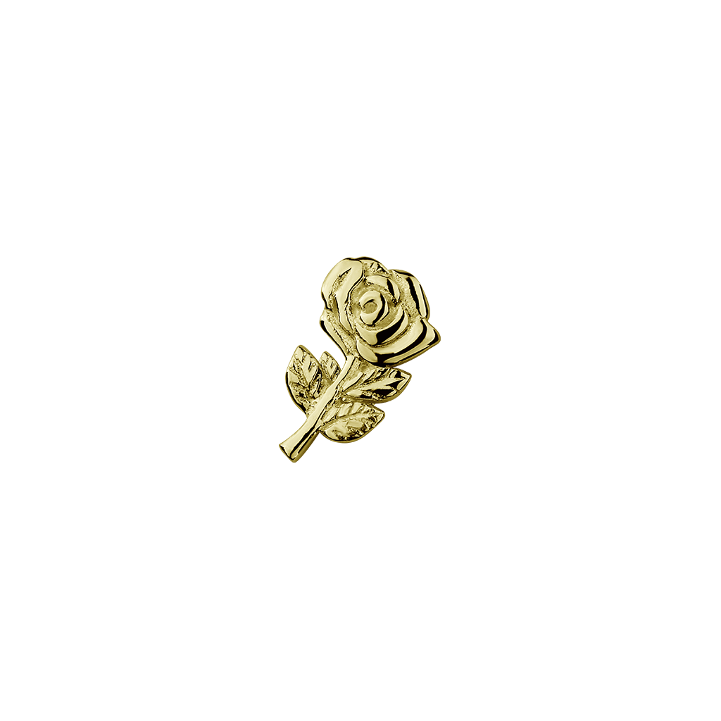 Stow Lockets solid 9ct Gold Rose - Enchanting charm