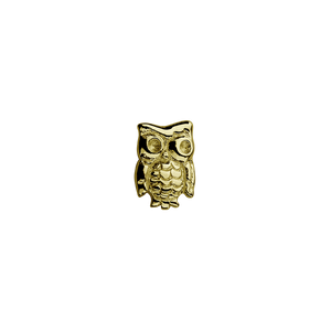 Stow Lockets solid 9ct Gold Owl - Wise One charm