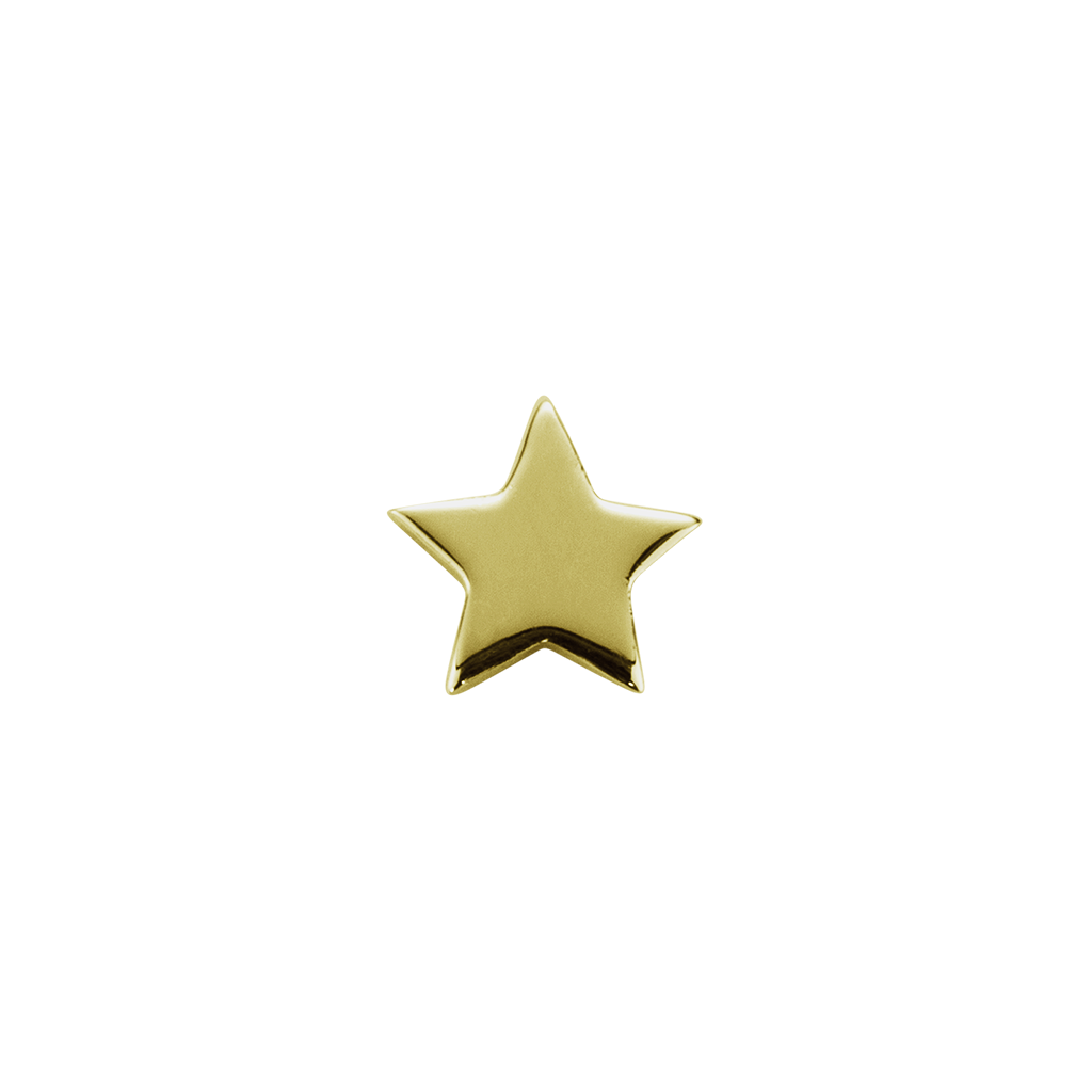 Stow Lockets solid 9ct Gold Shining Star - Brilliant charm