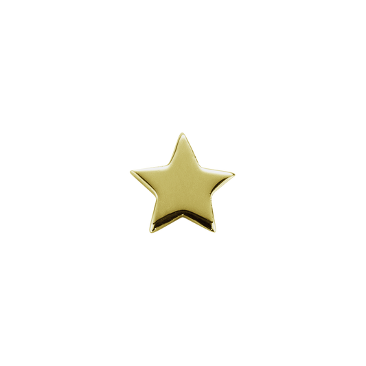 Stow Lockets solid 9ct Gold Shining Star - Brilliant charm