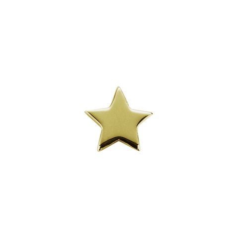 Stow Lockets solid 9ct Gold Shining Star - Brilliant charm