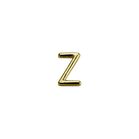 Stow Lockets solid 9ct Gold Z letter charm