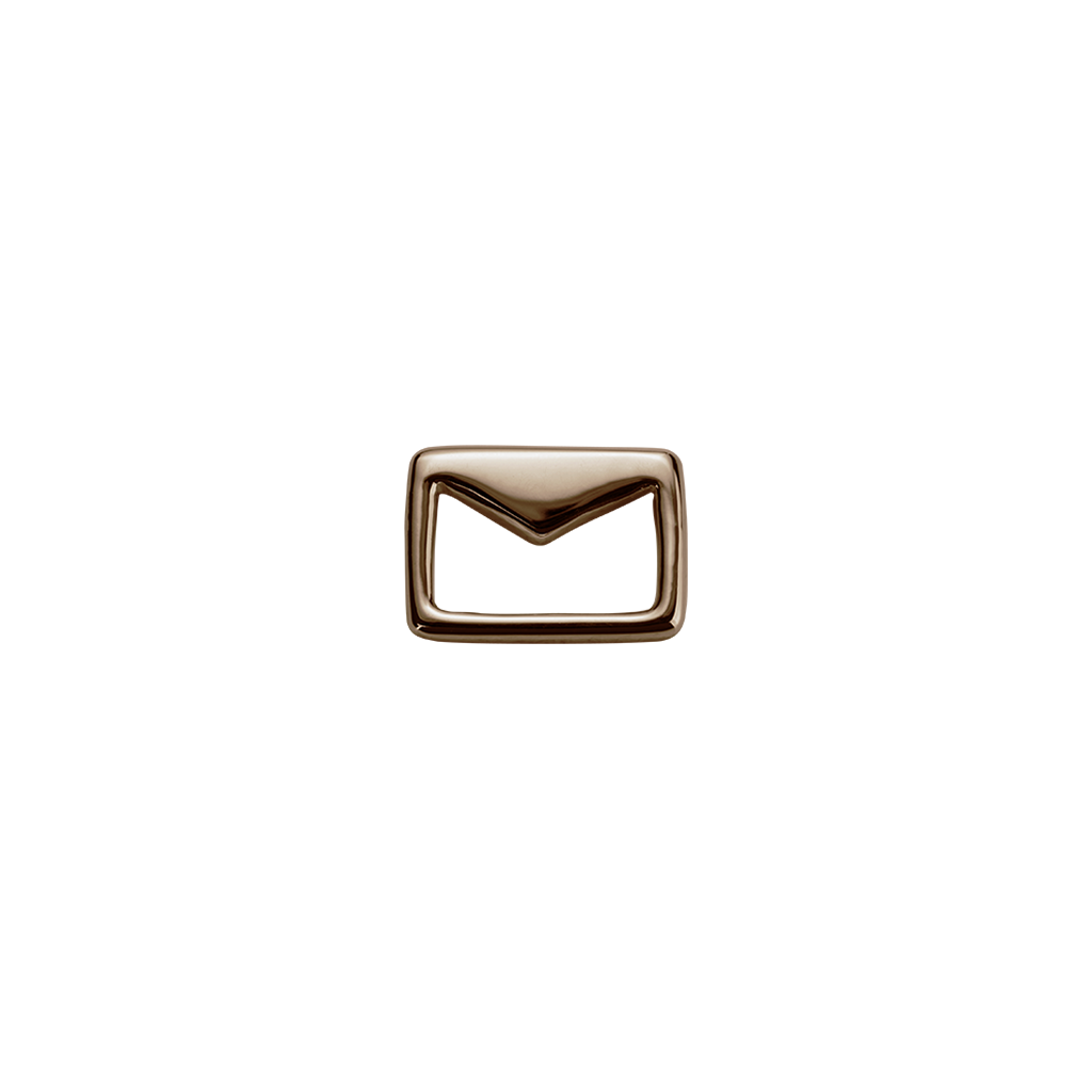 Stow Lockets Rose Gold Love Letter - Secrets Shared charm