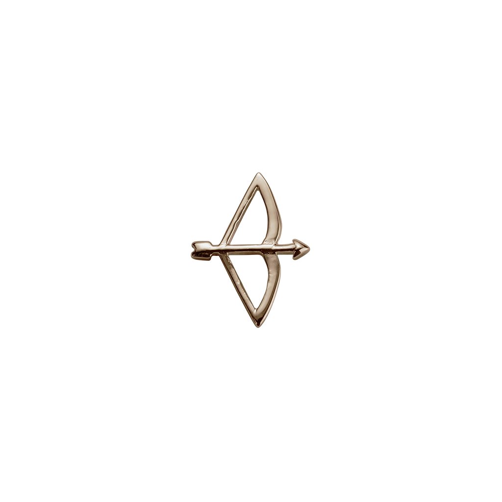 Stow LocketsRose Gold Bow & Arrow - Beloved charm