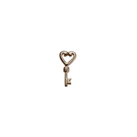 Stow Lockets Rose Gold Key - Treasured charm