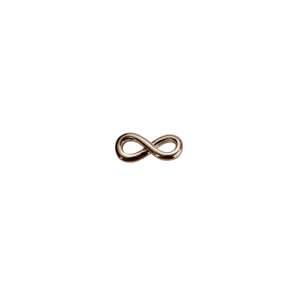 Stow Lockets Rose Gold Infinity Twist - Devotion charm