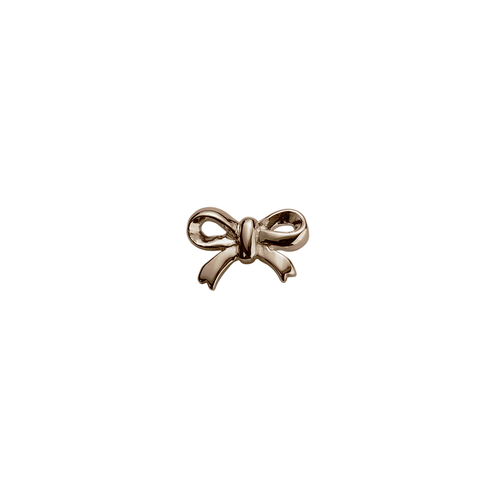 Stow Lockets Rose Gold Bow - Gifted charm