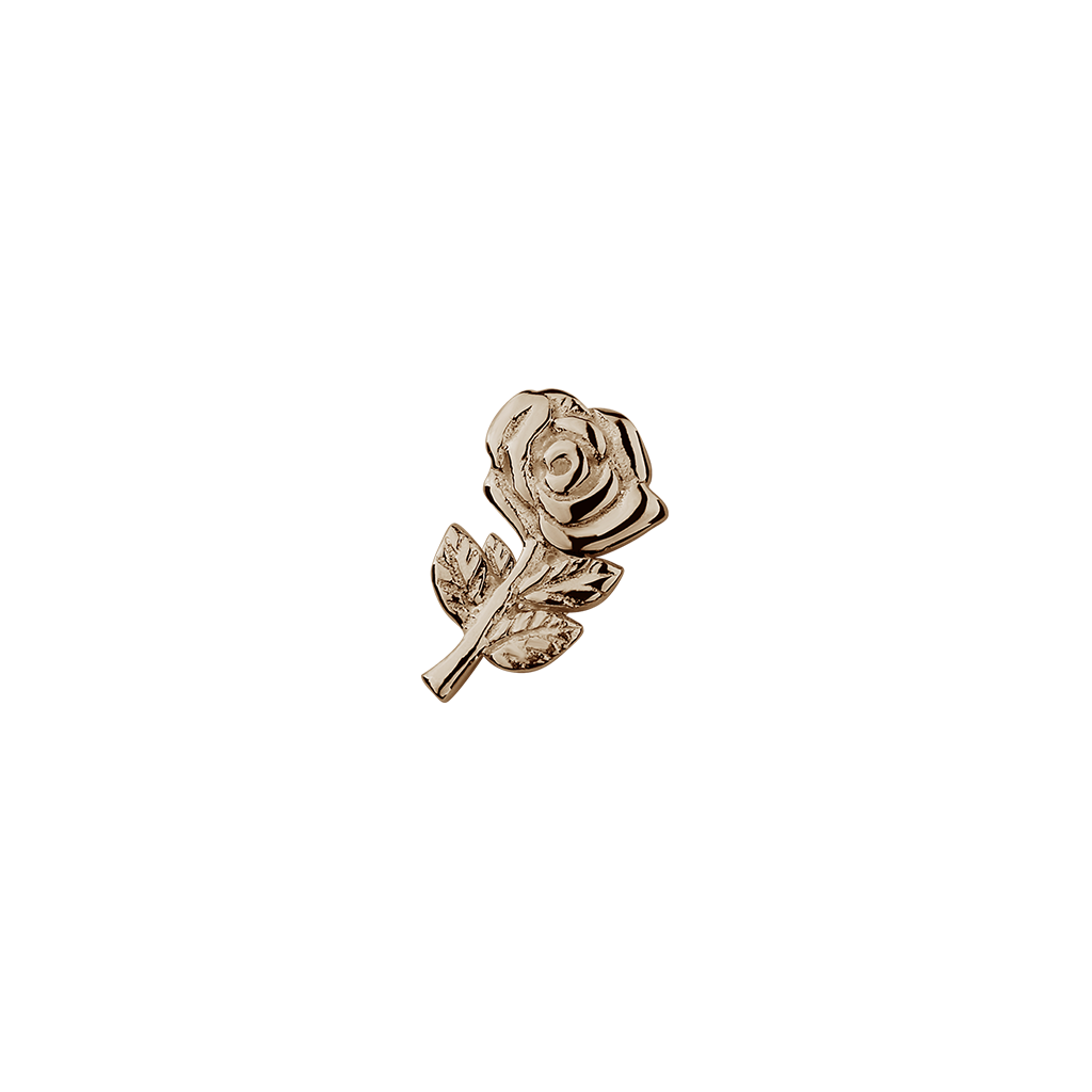 Stow Lockets solid Rose Gold Rose - Enchanting charm