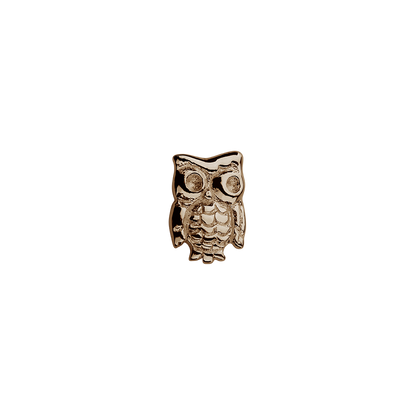 Stow Lockets solid Rose Gold Owl - Wise One charm