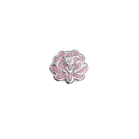 Stow Lockets November Chrysanthemum - Friendship birth flower enamel charm