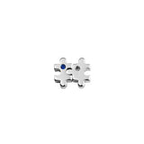 Puzzle charm from Stow Lockets featuring cubic zirconia