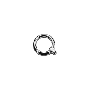 Stow Lockets sterling silver Q silver letter charm