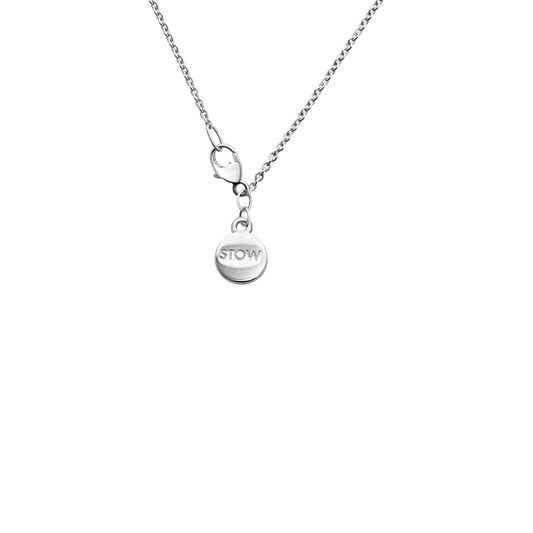 Stow Lockets silver cable chain 55cm