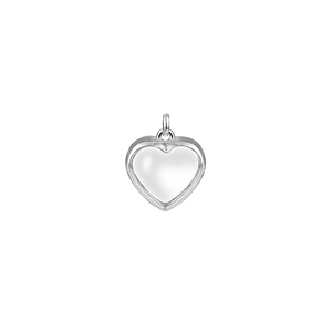 Stow Lockets medium silver heart locket