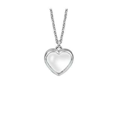 Stow Lockets medium silver heart locket