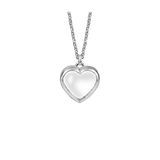 Stow Lockets medium silver heart locket