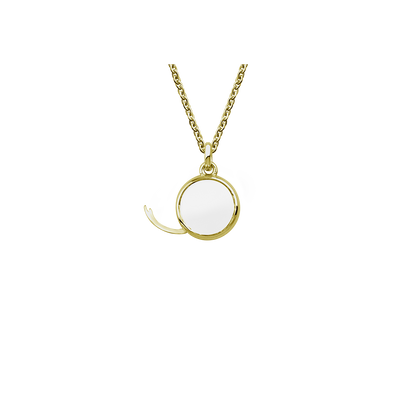 Stow Lockets petite gold locket pendant