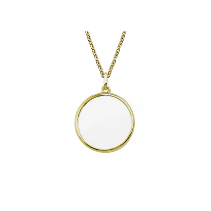 Stow Lockets large gold locket pendant