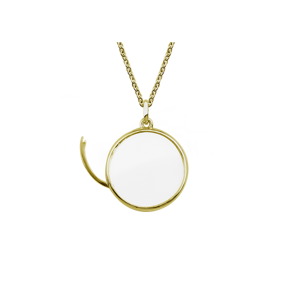 Stow Lockets large gold locket pendant