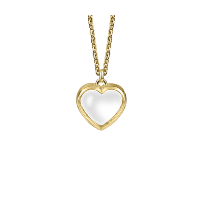 Stow Lockets medium gold heart locket pendant
