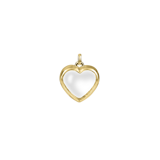 Stow Lockets medium gold heart locket pendant