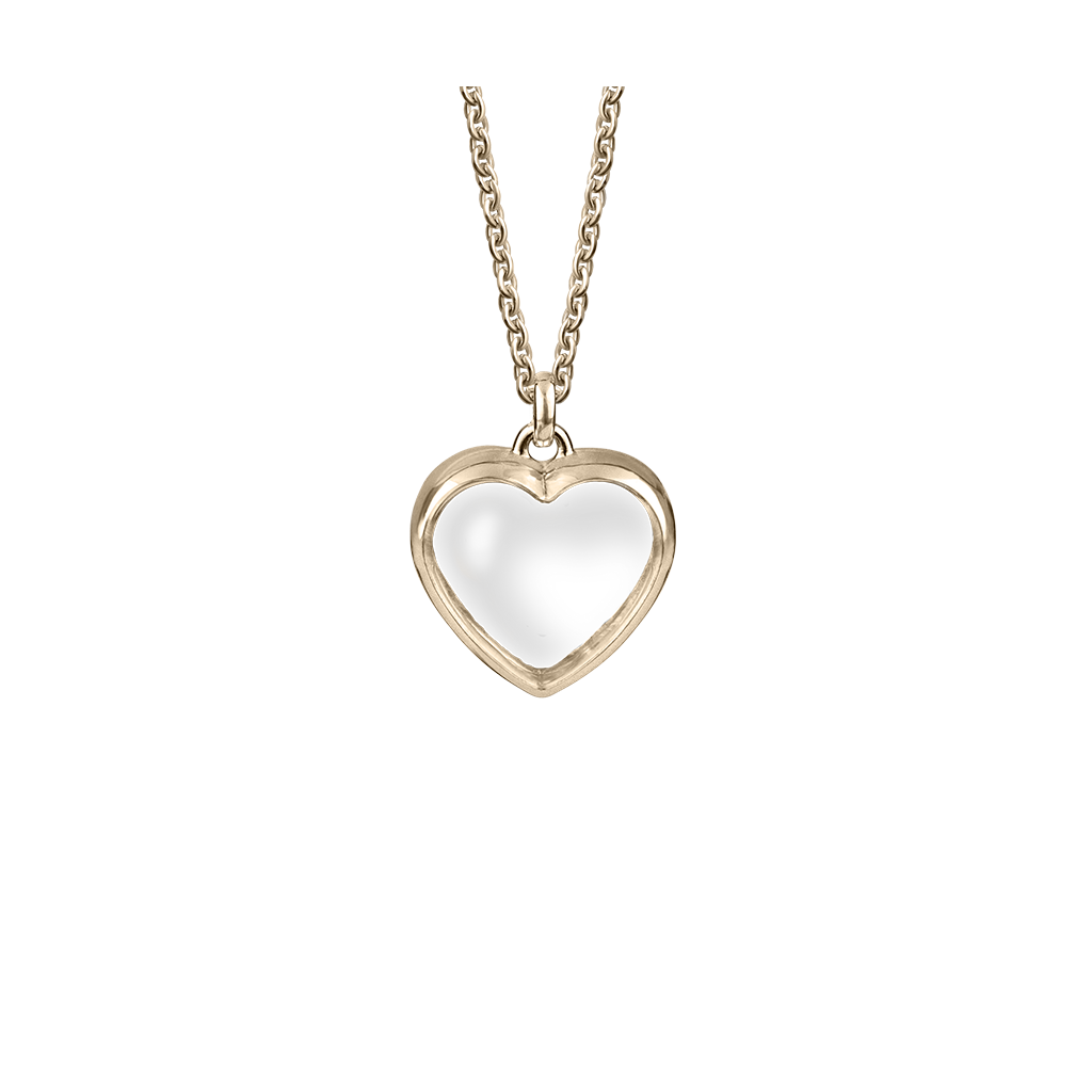 Stow Lockets medium rose gold heart locket pendant