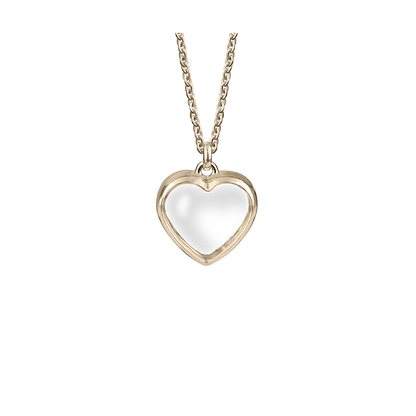 Stow Lockets medium rose gold heart locket pendant
